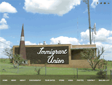 Tablet Screenshot of immigrantunion.com